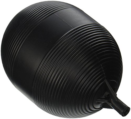 Keeeny PP9906-1 Plastic Tank Float Ball 4 inch X 5 inch, Black