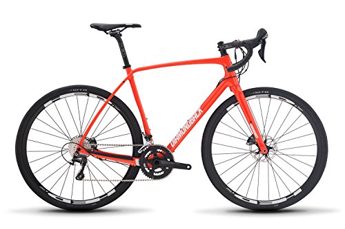 Diamondback Bicycles Haanjo 7C Carbon Gravel Adventure Road Bike, Orange, 50cm/X-Small
