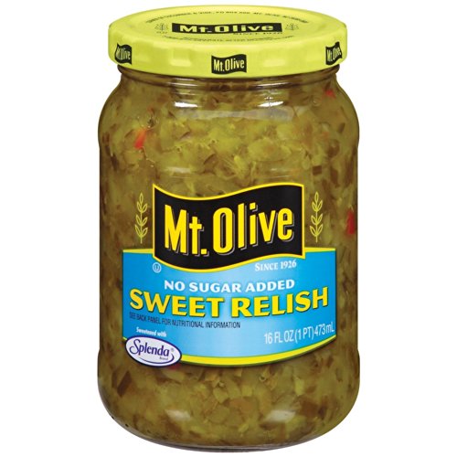 Mt. Olive No Sugar Added Sweet Relish 16 Oz