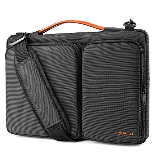 tomtoc 360 Protective Laptop Shoulder Bag for 12.3 Surface Pro X/7/6/5/4, 13-inch MacBook Air Retina Display A2179 A1932, MacBook Pro USB-C A2251 A2289 A2159 A1989, Notebook Accessory Case Sleeve