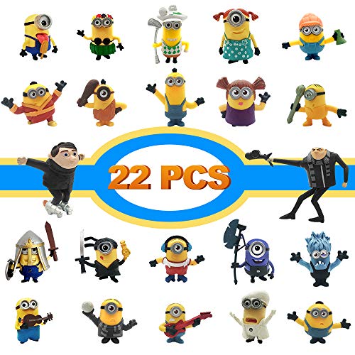 LEMBO DIRECT Action Figures, Anime Figures, 22 PCS Film Characters Action Figures Pack - Cartoon Movie Mini PVC Figure Toy Playset for Decoration, Gift, Collection, Kids
