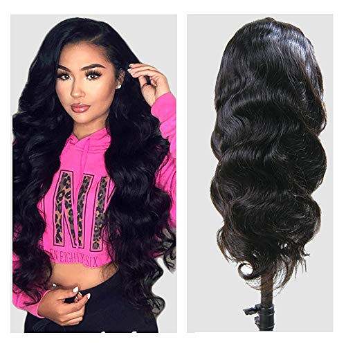 Body Wave Human Hair Wig, VIPbeauty Brazilian Body Wave Remy Human Hair Lace Front Wigs for Black Women 150% Density Glueless Wavy Lace Frontal Wig Pre Plucked with Baby Hair