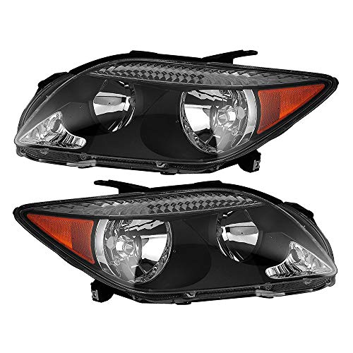 Epic Lighting OE Fitment Replacement Headlights Assemblies Compatible with 2005-2007 tC [ SC2502101 SC2503101 8117021130 8113021130 ] Left Driver & Right Passenger Sides Pair