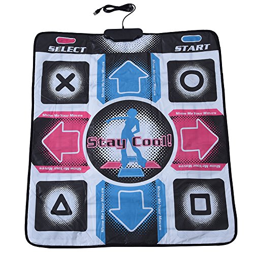 Bewinner Dance Pad for Kids Adults Non-Slip Durable Wear-Resistant Dancing Step Pad Musical Play Mat Dancer Blanket with USB Connection for PC/Windows 98/2000/ XP/ 7OS, Gifts for Kids