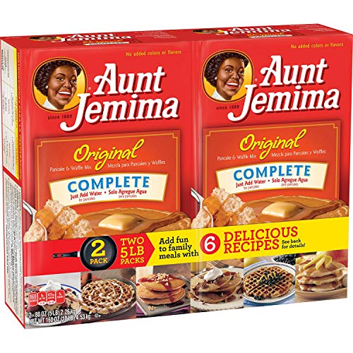 Aunt Jemima Original Pancake and Waffle Mix, 5 Pound Pack of 2