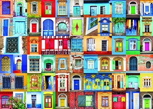 1000 Piece Puzzle for Adults: Delightful Doors and Windows Jigsaw Puzzle