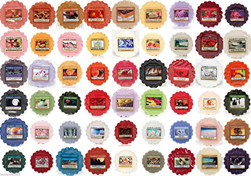 Yankee Candle Wax Tarts - Grab Bag of 10 Assorted Yankee Candle Wax Melts - Random Mixed Scents with BONUS yellow organza bag