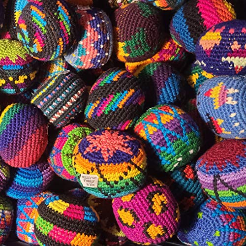 Turtle Island Imports 50 Hacky Sacks, Assorted Colors and Designs