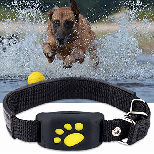 FHH GPS Dog Tracker Tracking Cat Collar Pet GPS Tracker Dog Cat Collar Water-Resistant GPS Callback Function USB Charging Trackers Location and Activity Tracker for Dogs with Unlimited Range.