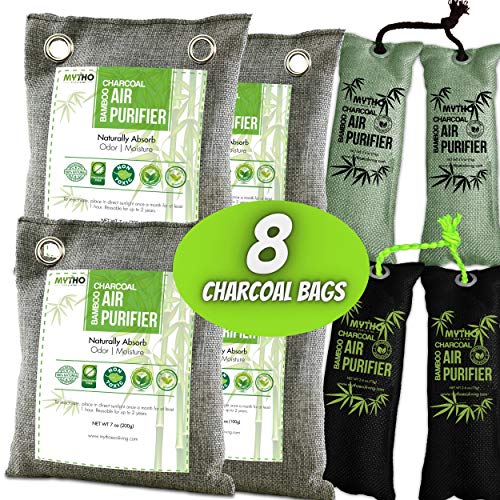 Nature Fresh Air Purifier Bags, Bamboo Charcoal Air Purifying Bags, Activated Charcoal Air Purifying Bag Odor Eliminators For Home, Activated Charcoal Odor Absorber, Odor Eliminator, Closet Deodorizer