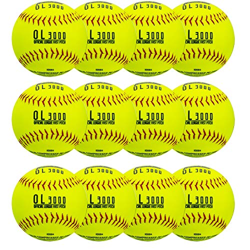 Franklin Sports 12' Tournament Play Fastpitch Softballs - 12 Pack