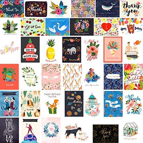 40 Greeting Cards Assortment with Envelopes (Greeting)