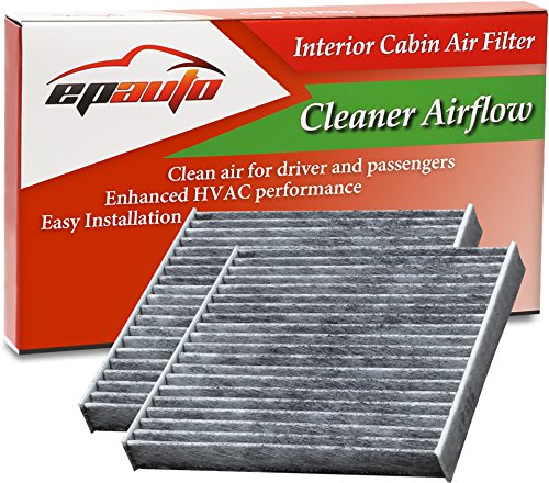2 Pack - EPAuto CP285 (CF10285) Premium Cabin Air Filter includes Activated Carbon