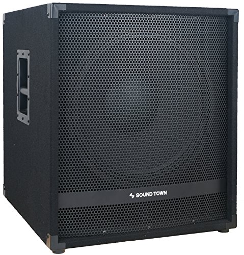 Sound Town METIS Series 2400 Watts 18” Powered Subwoofer with Class-D Amplifier, 4-inch Voice Coil (METIS-18SDPW)
