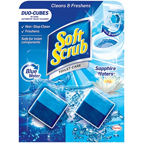 Soft Scrub in-Tank Toilet Cleaner Duo-Cubes, Sapphire Waters