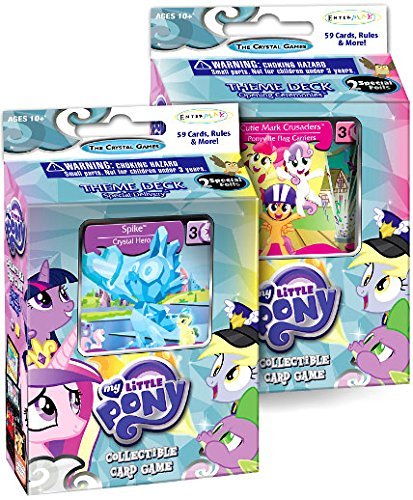 My Little Pony - Collectible Card Game - The Crystal Games - Set of 2 Theme Decks