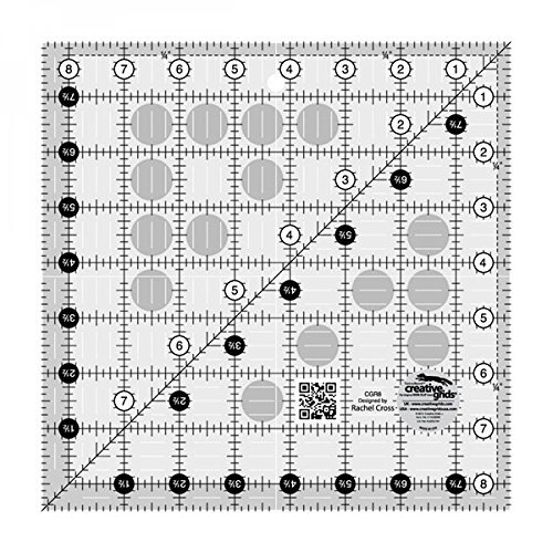 Creative Grids 8.5' Square Quilting Ruler Template CGR8