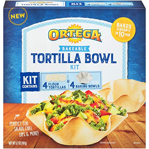 Ortega Taco Meal Kits, Tortilla Bowl, 5.7 Ounce