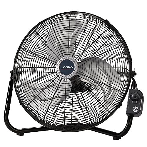 Lasko 20' High Velocity QuickMount, Easily Converts from a Floor Wall Fan, 7 x 22 x 22 inches, Black 2264QM