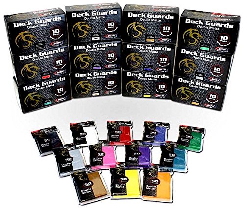 BCW 1000 Double Matte Deck Guard Card Sleeves, Mix