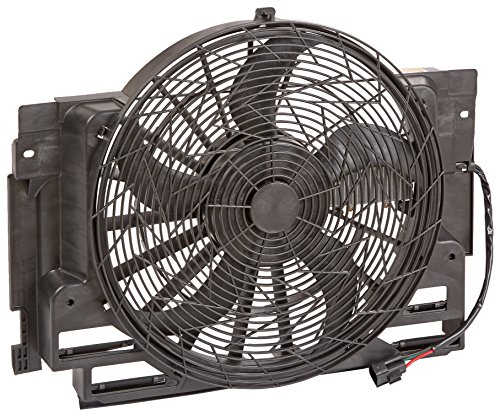 TYC 611400 Compatible with BMW X5 Replacement A/C Condenser Fan Assembly