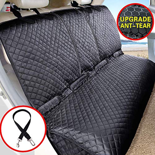 Vailge Bench Dog Seat Cover for Back Seat, 100% Waterproof Dog Car Seat Covers, Heavy-Duty & Nonslip Back Seat Cover for Dogs,Washable & Compatible Pet Car Seat Cover for Cars, Trucks & SUVs