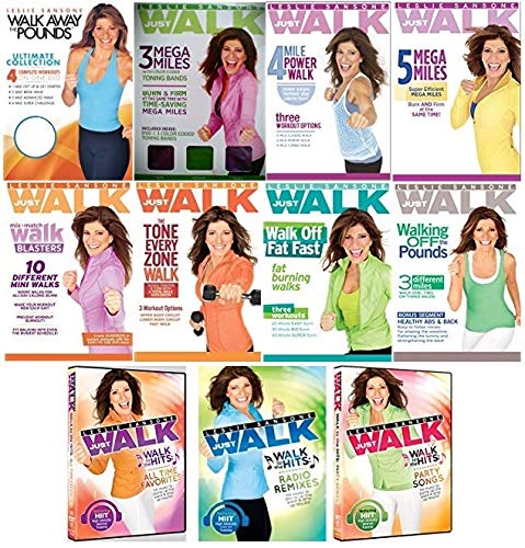 Leslie Sansone: Walk Away the Pounds Ultimate Collection + Walk to the Hits & Just Walk Series (11 Discs)