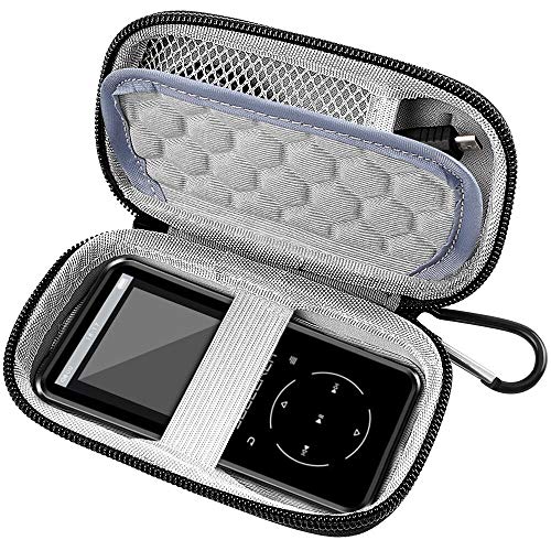 MP3 & MP4 Player Case for SOULCKER/G.G.Martinsen/Grtdhx/iPod Nano/Sandisk Music Player/Sony NW-A45 /B Walkman and Other Music Players with Bluetooth. Fit for Earbuds, USB Cable, Memory Card
