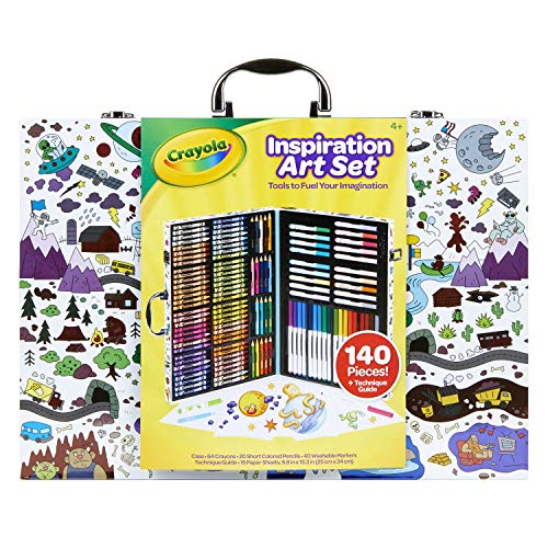 Crayola Inspiration Art Case, Art Set, Gifts for Kids, Age 4, 5, 6, 7 (Styles May Vary)