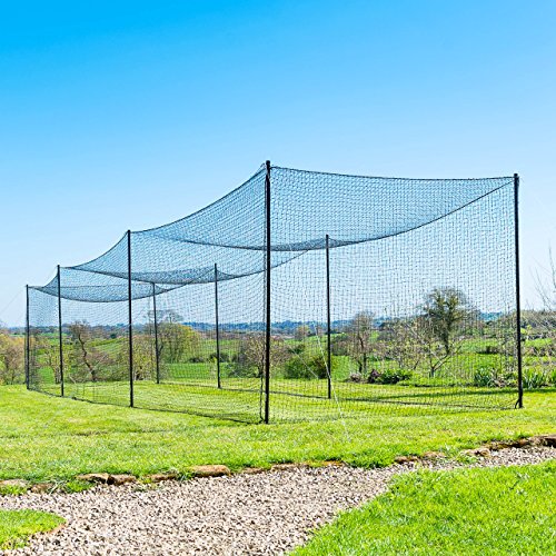 Fortress Ultimate Baseball Batting Cage [20’, 35’, 55’, 70’] | #42 Grade Net with Steel Poles