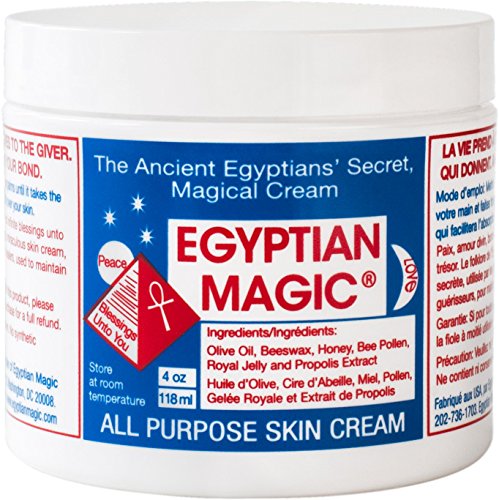 Egyptian Magic All Purpose Skin Cream | Skin, Hair, Anti Aging, Stretch Marks | All Natural Ingredients | 4 Ounce Jar
