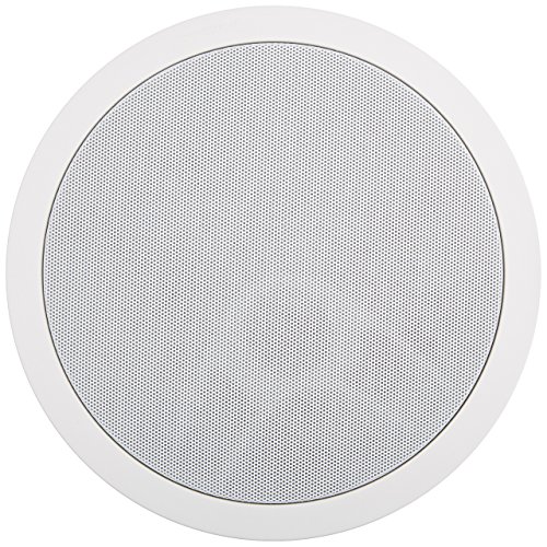 Polk Audio MC80 2-Way In-Ceiling 8' Speaker (Single) | Dynamic Built-In Audio | Perfect for Humid Indoor/Enclosed Areas | Bathrooms, Kitchens, Patios,White