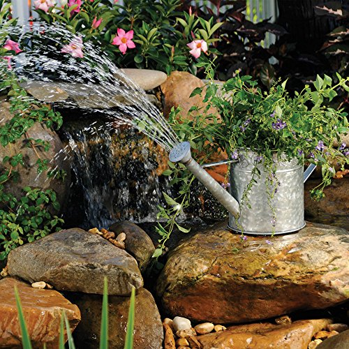True Value Water Can Pond Spitter, Silver