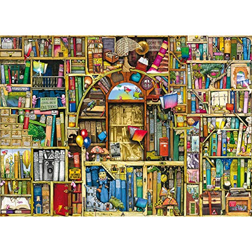 Ravensburger Bizarre Bookshop 2 1000 Piece Jigsaw Puzzle for Adults – Every Piece is Unique, Softclick Technology Means Pieces Fit Together Perfectly