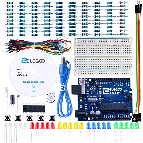 ELEGOO UNO Project Basic Starter Kit with Tutorial and UNO R3 Compatible with Arduino IDE