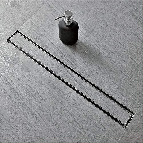 Neodrain 24-Inch Linear Shower Drain with Tile insert Grate, Professional Brushed 304 Stainless Steel Rectangle Shower Floor Drain Manufacturer,Floor Shower Drain