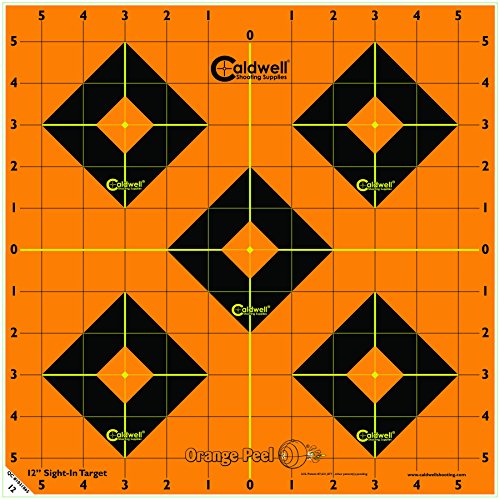 Caldwell Orange Peel 12 Inch Sight-In Targets, 5 Pack