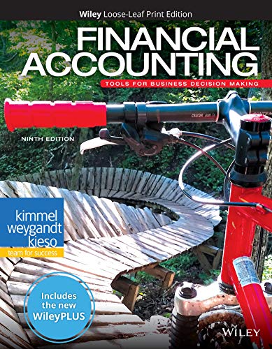 Financial Accounting: Tools for Business Decision Making, 9e WileyPLUS Card with Loose-Leaf Set