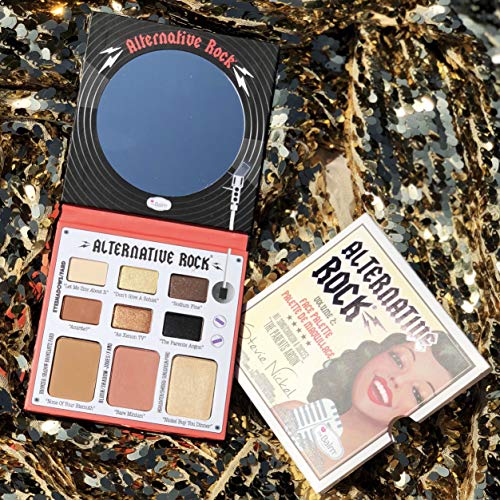 theBalm, Alternative Rock Face Palette, Bronzer Highlighter Makeup Kit, Easily Blendable 6 Triple Milled Blush Shadows for Women - Vol. 2