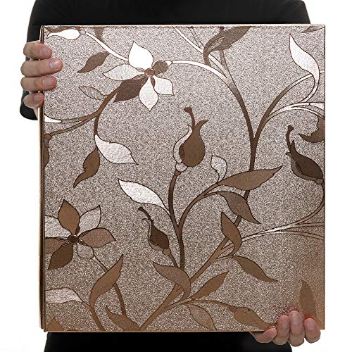 Xerhnan Leather Cover Photo Album 600 Pockets Hold 4x6 Photos(Champagne Gold)