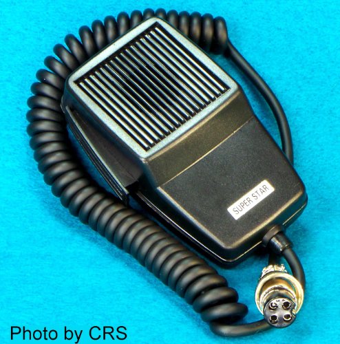 Replacement stock MIC/Microphone for 4 pin Cobra CB Radio - Workman DM507-4