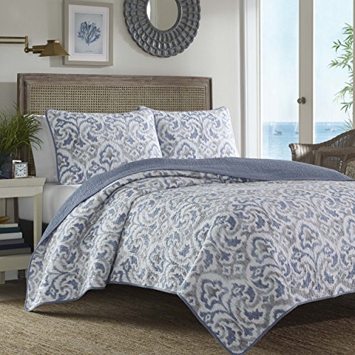 Tommy Bahama Cape Verde Quilt Set, Full/Queen, Smoke