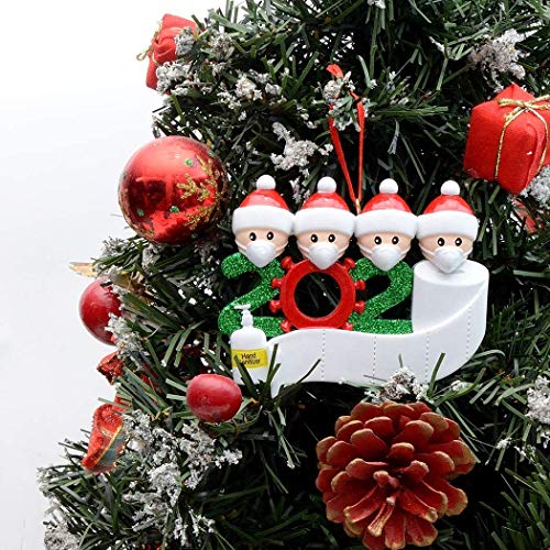 Pop Your Dream Christmas Ornament Customized Survivor Family 2020 Christmas Holiday Decorating Kit, Children Kids Gift