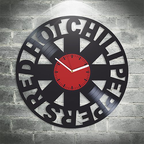 Red Hot Chili Peppers Anthony Kiedis Rock Band Music Fans, Californication, Wall Art, New Handmade Vinyl Wall Clock, Office Decoration for Studio, Best Gift for Him, Unique Design, Home Decor