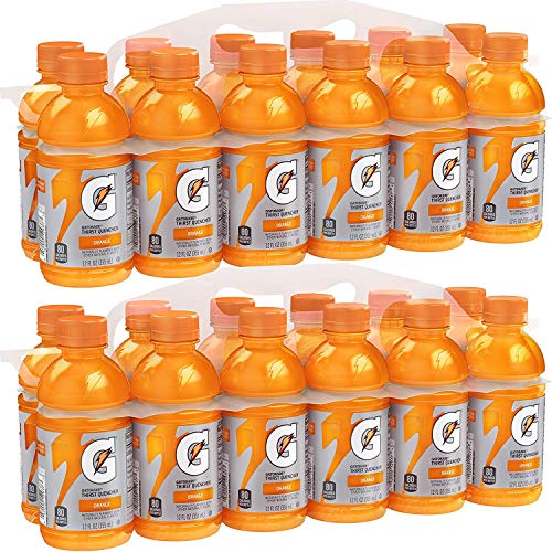 Gatorade Thirst Quencher, Orange, 12 Ounce Bottles (Pack of 24)