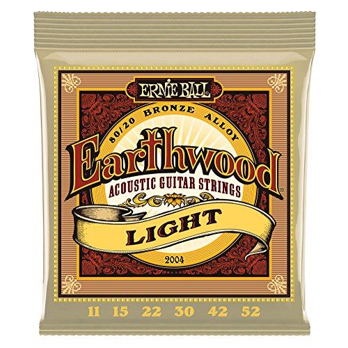 Ernie Ball Earthwood Light 80/20 Bronze Acoustic Set, .011 - .052