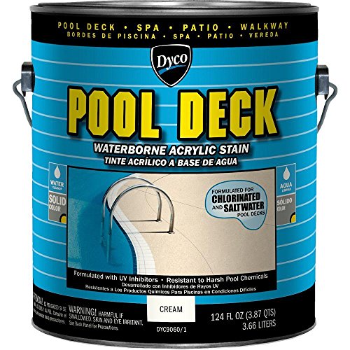 Pool Deck 1-gal. 9060 Cream Low Sheen Waterborne Acrylic Stain